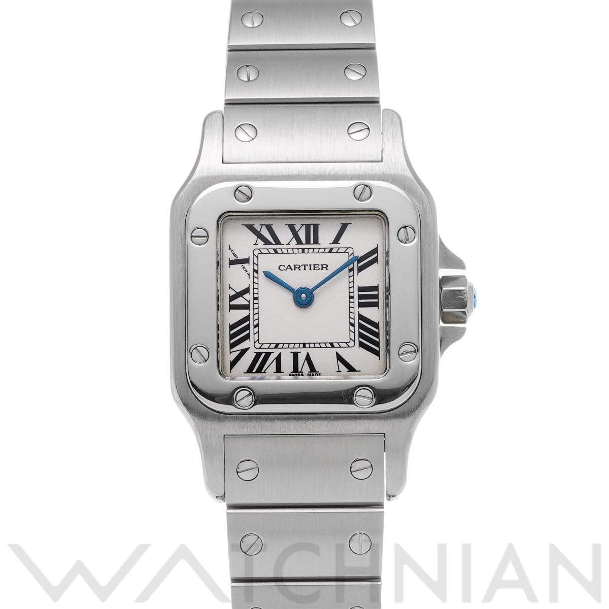 カルティエ サントスガルベ SM W20056D6 シルバー レディース 時計 【中古】【wristwatch】