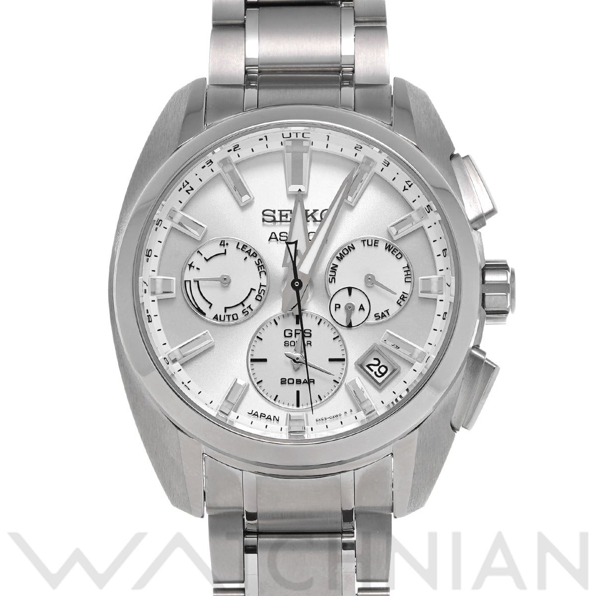 セイコー アストロン オリジン GPSソーラー 5X SBXC063 シルバー メンズ 時計 【中古】【wristwatch】