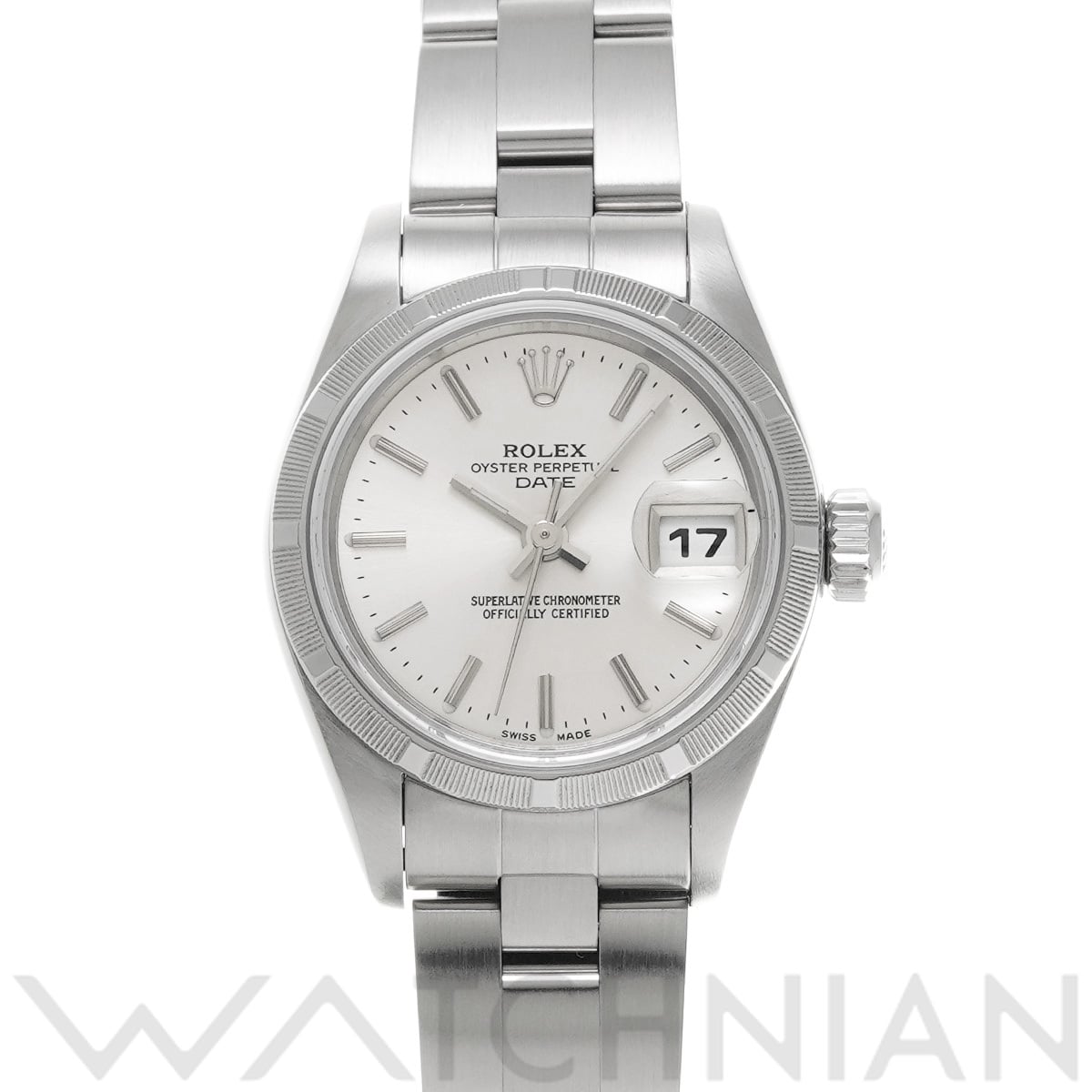 ロレックス オイスターパーペチュアル デイト 79190 シルバー レディース 時計 【中古】【wristwatch】