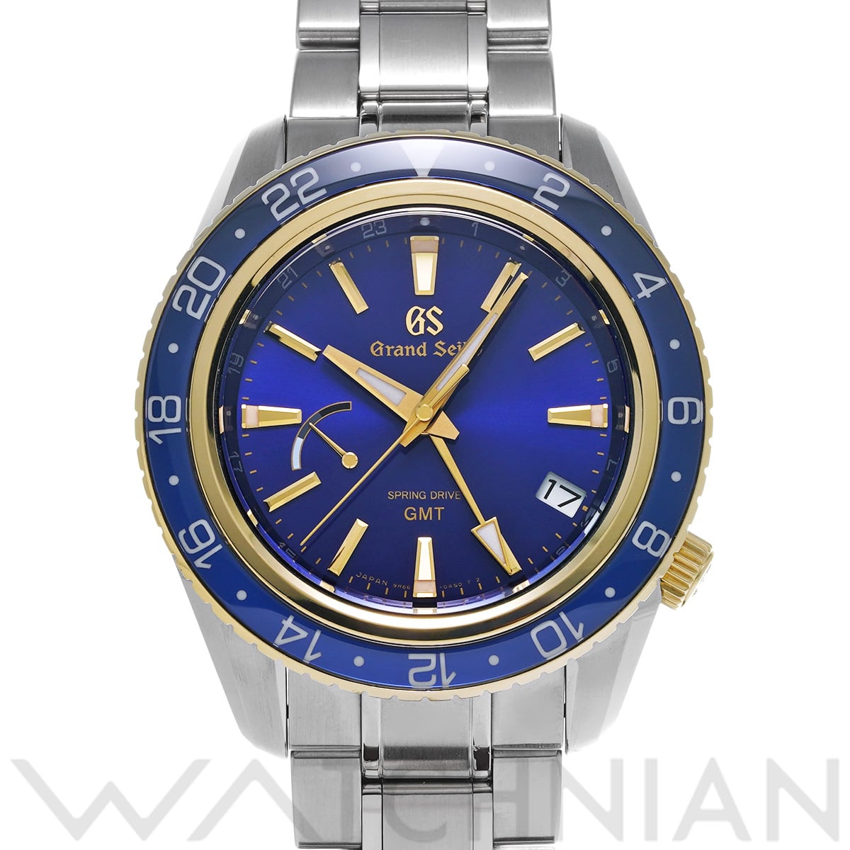 グランドセイコー スポーツコレクション スプリングドライブ GMT SBGE248 ブルー メンズ 時計 【中古】【wristwatch】