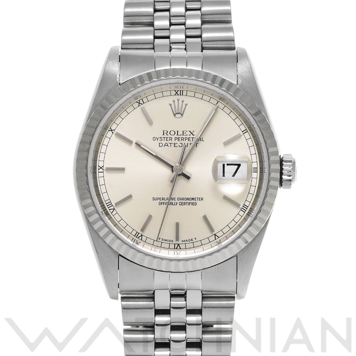 ロレックス デイトジャスト 16234 シルバー メンズ 時計 【中古】【wristwatch】