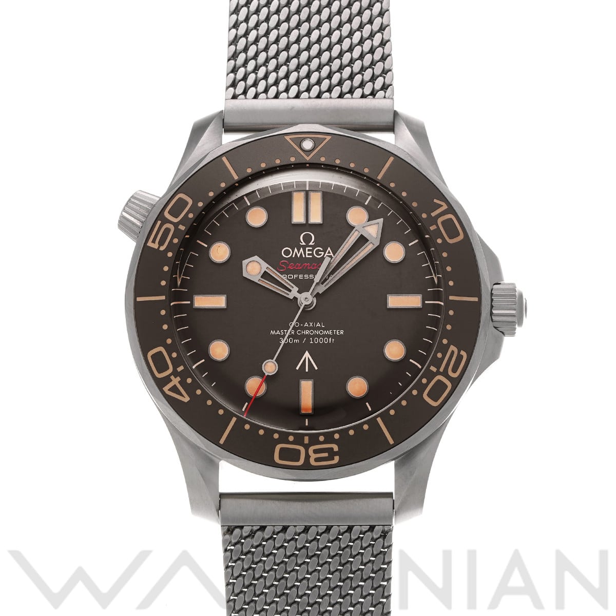 オメガ シーマスター ダイバー300 コーアクシャル マスタークロノメーター 007 210.92.42.20.01.001 ブラウン メンズ 時計 【中古】【wristwatch】