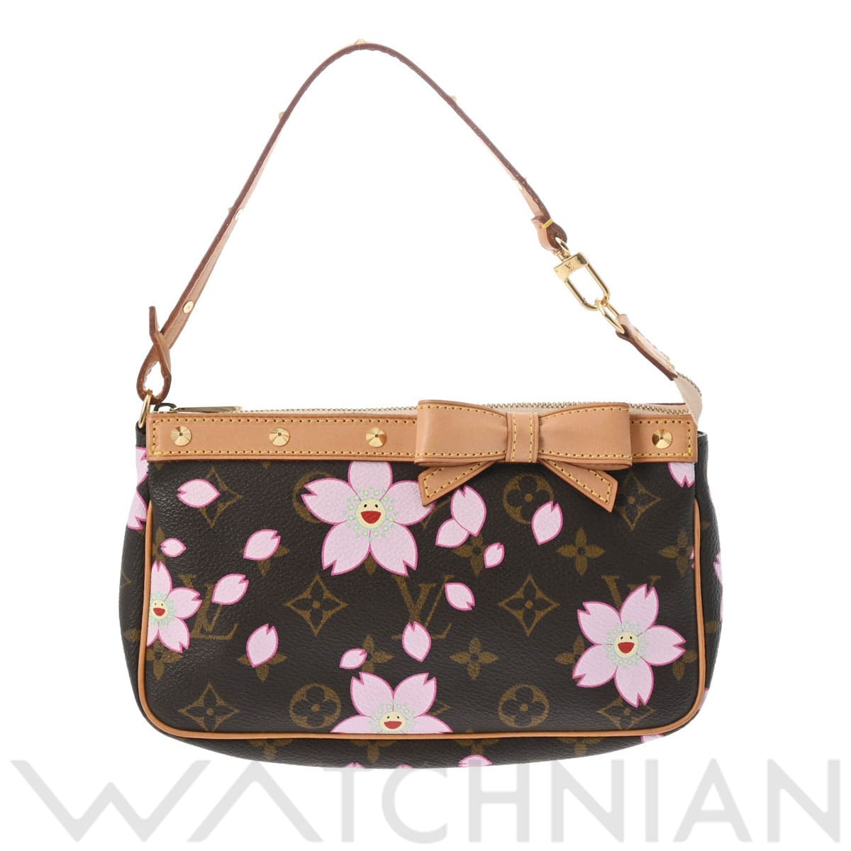 ルイ ヴィトン モノグラムチェリーブロッサム ポシェット アクセソワール ブラウン M96006 モノグラムキャンバス レディース 【中古】【bag】