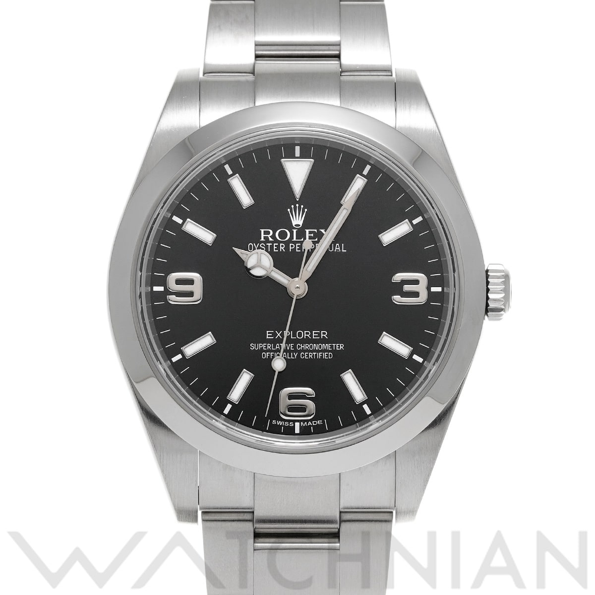 ロレックス エクスプローラー 214270 ブラック メンズ 時計 【中古】【wristwatch】