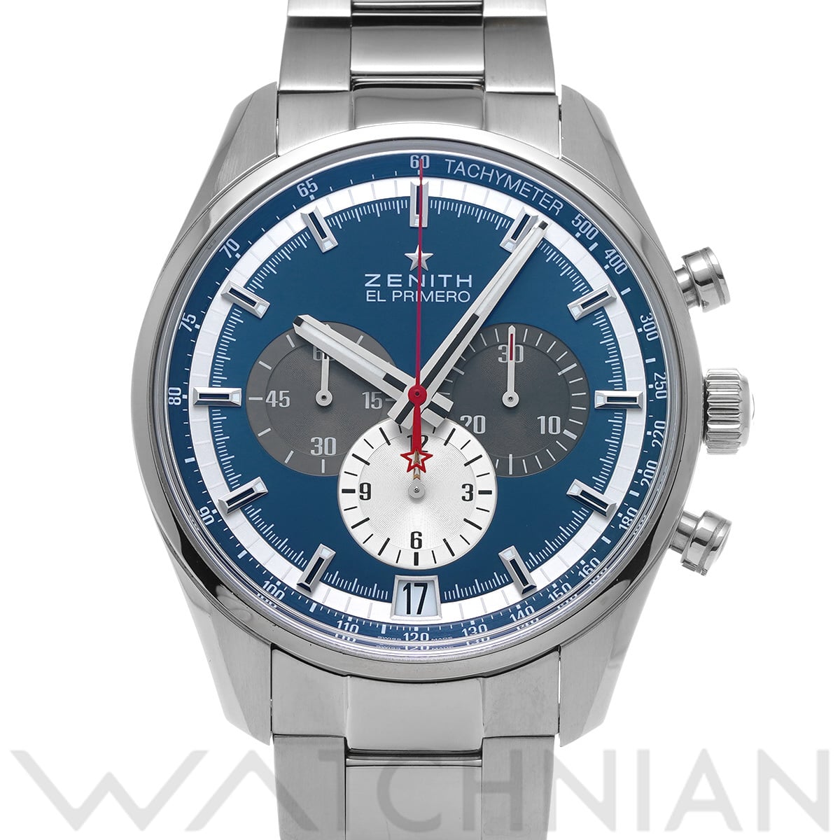 ゼニス エル・プリメロ 36000VpH 03.2040.400/53.M2040 ブルー メンズ 時計 【中古】【wristwatch】