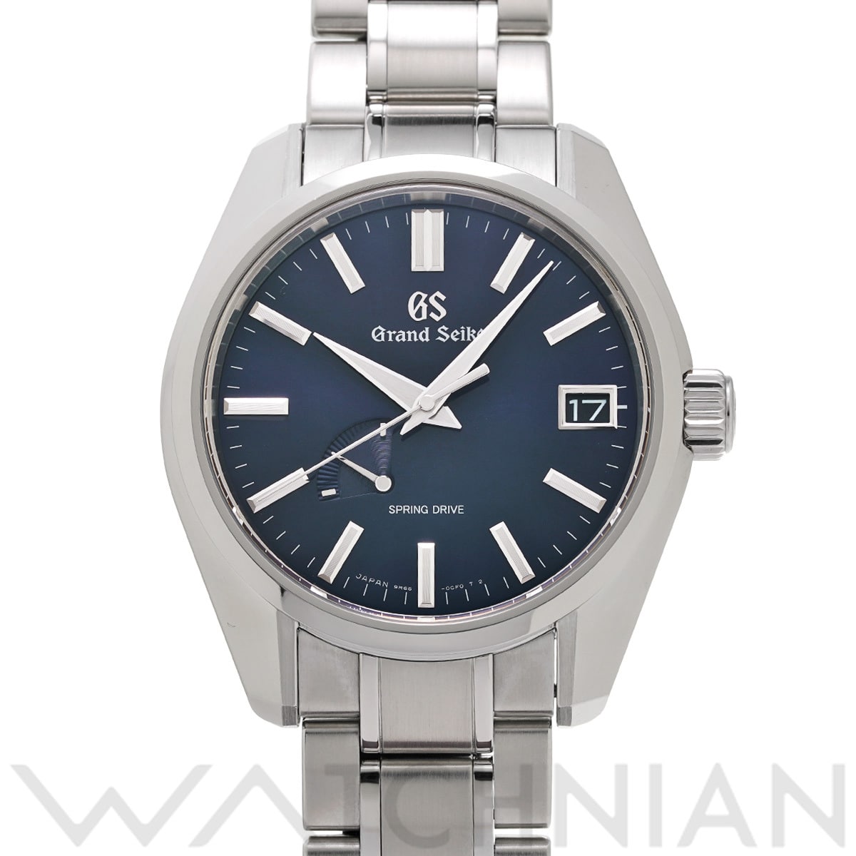 グランドセイコー ヘリテージコレクション スプリングドライブ SBGA375 ミッドナイトブルー メンズ 時計 【中古】【wristwatch】