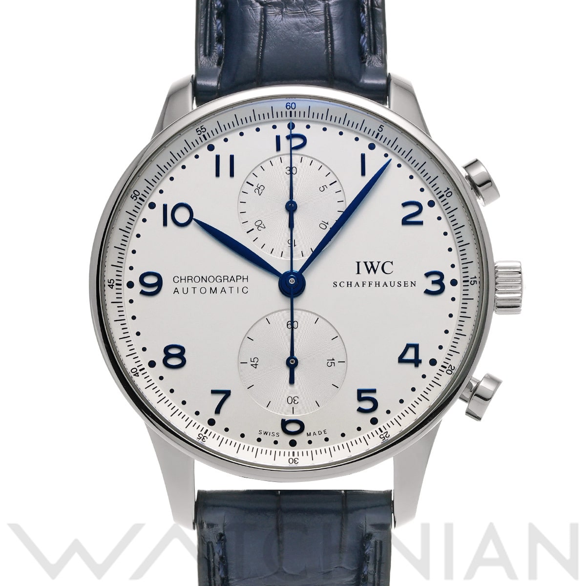 IWC ポルトギーゼ クロノグラフ IW371446 シルバー メンズ 時計 【中古】【wristwatch】