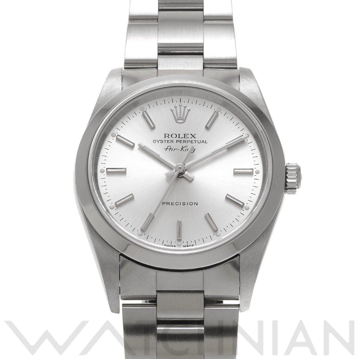 ロレックス エアキング 14000M シルバー メンズ 時計 【中古】【wristwatch】