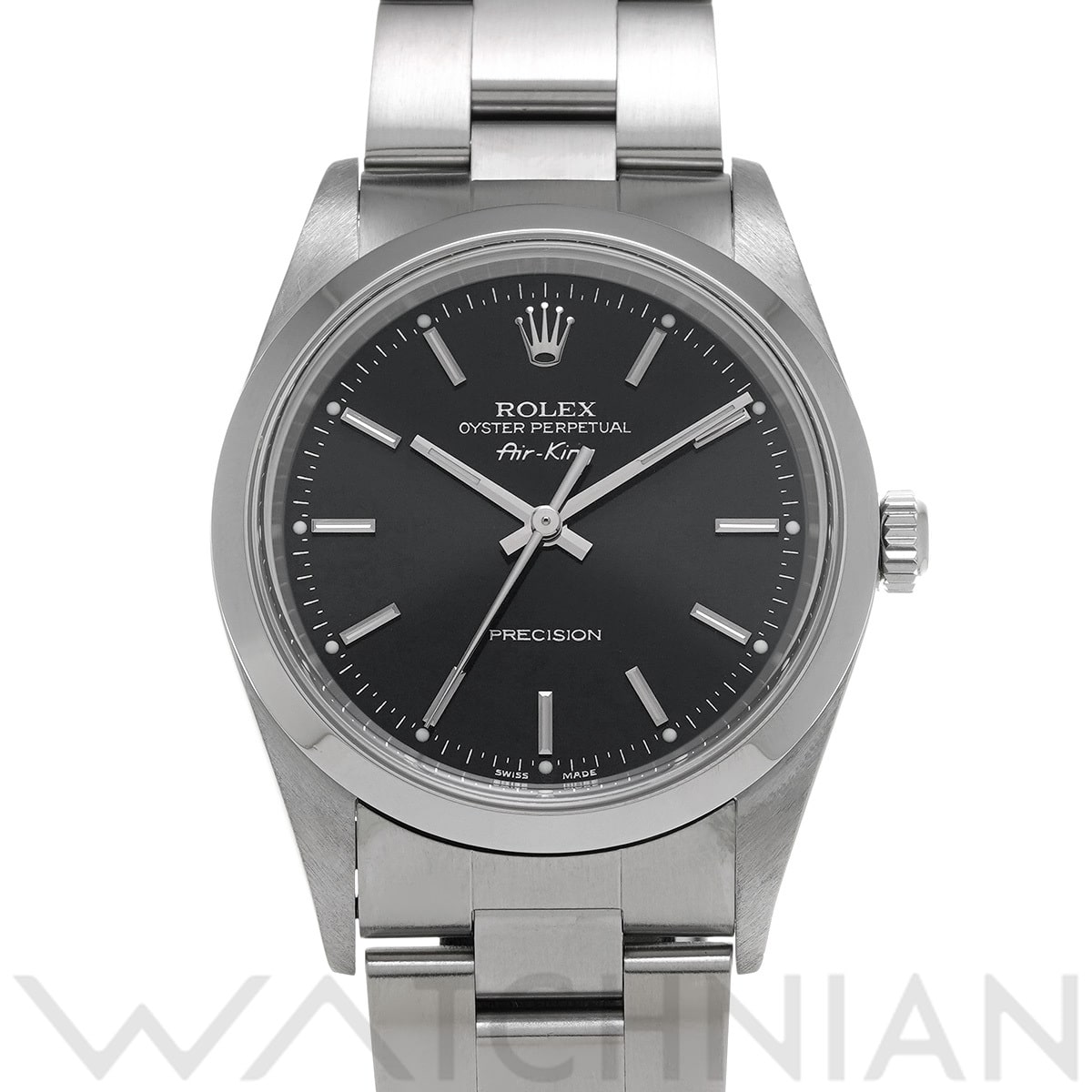 ロレックス エアキング 14000M ブラック メンズ 時計 【中古】【wristwatch】