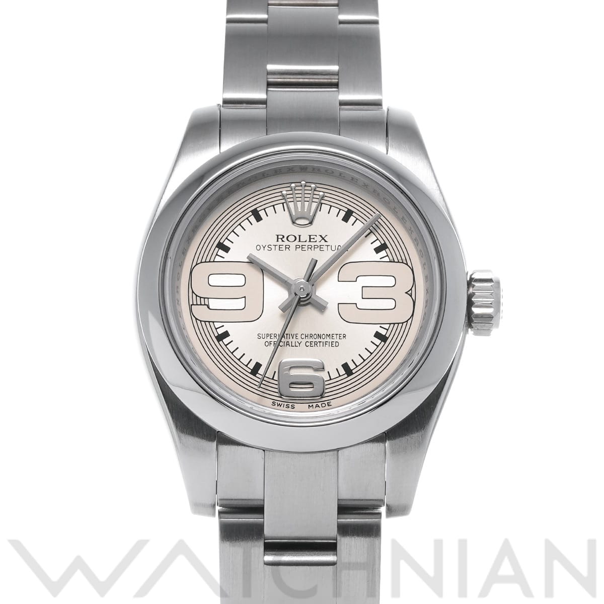 ロレックス オイスターパーペチュアル 26 176200 シルバー レディース 時計 【中古】【wristwatch】