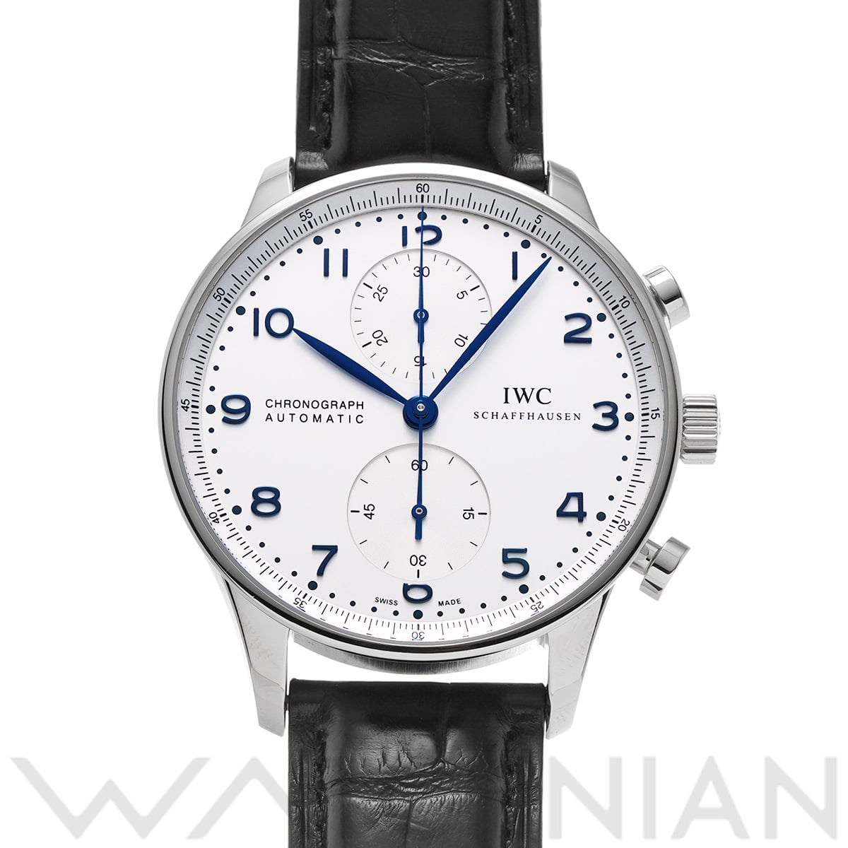 IWC ポルトギーゼ クロノグラフ IW371446 シルバー メンズ 時計 【中古】【wristwatch】