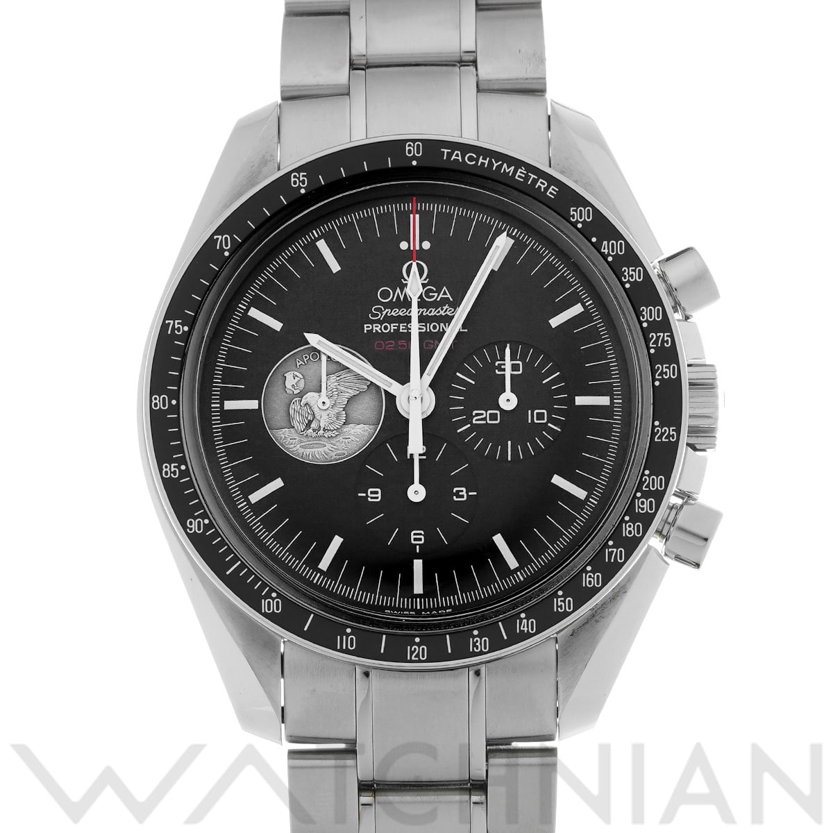 オメガ スピードマスター プロフェッショナル アポロ11号 40th 311.30.42.30.01.002 ブラック メンズ 時計 【中古】【wristwatch】