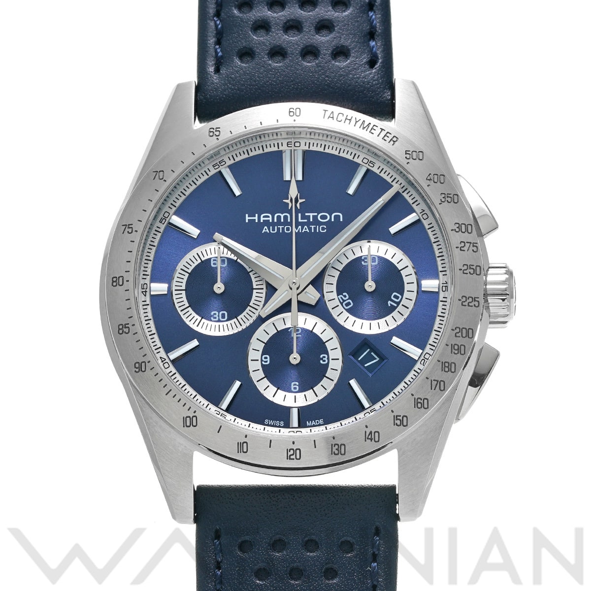 ハミルトン ジャズマスター パフォーマー オートクロノ H36616640 ブルー メンズ 時計 【中古】【wristwatch】