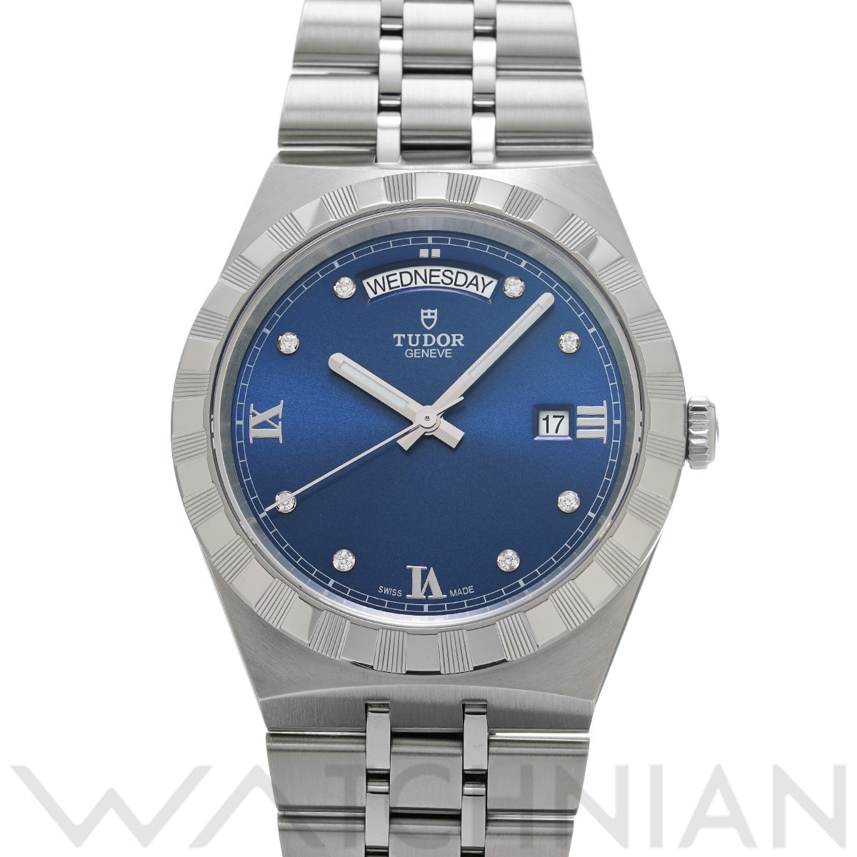 チューダー / チュードル ロイヤル 28600 ブルー/ダイヤモンド メンズ 時計 【中古】【wristwatch】