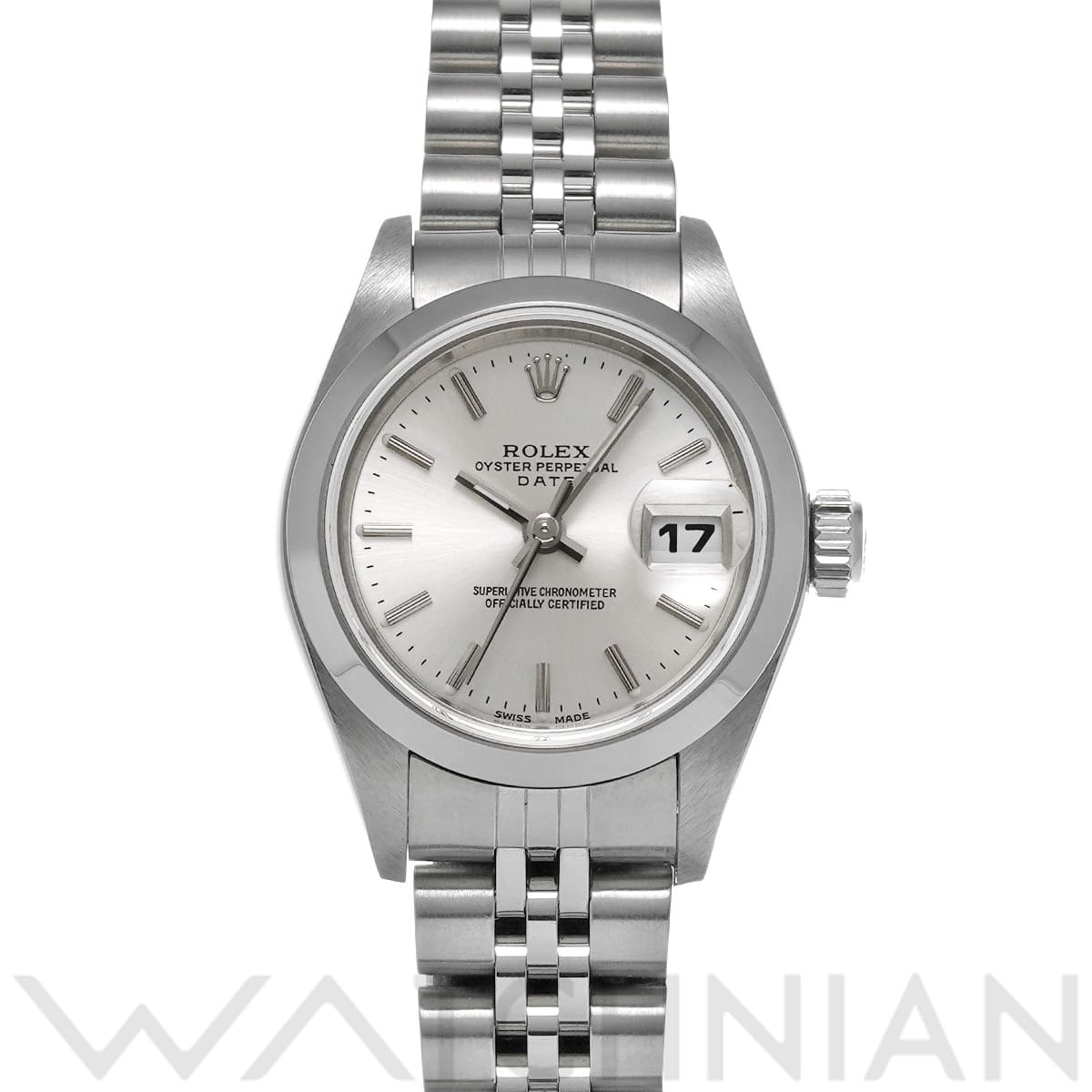 ロレックス オイスターパーペチュアル デイト 79160 シルバー レディース 時計 【中古】【wristwatch】