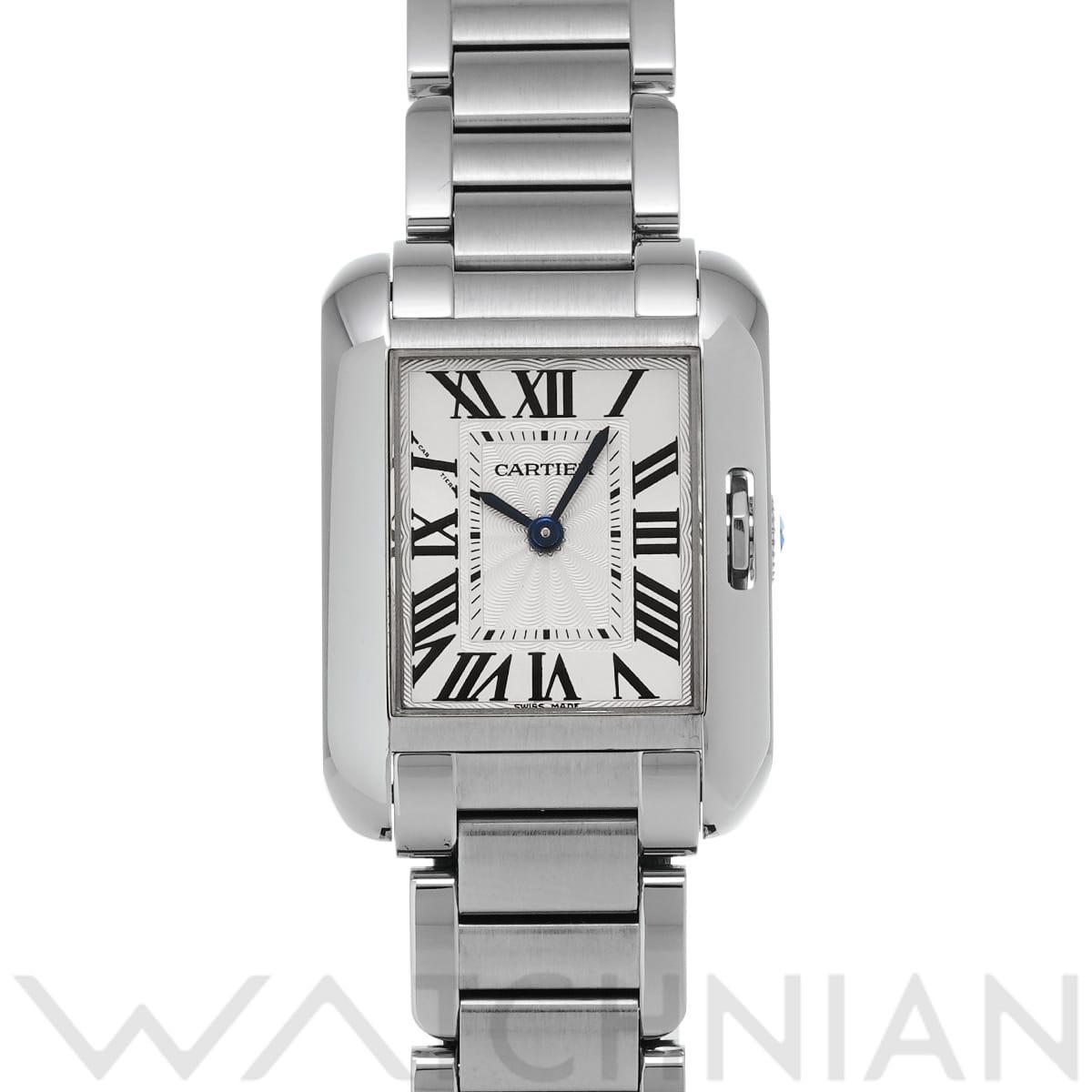 カルティエ タンク アングレーズ SM W5310022 シルバー レディース 時計 【中古】【wristwatch】