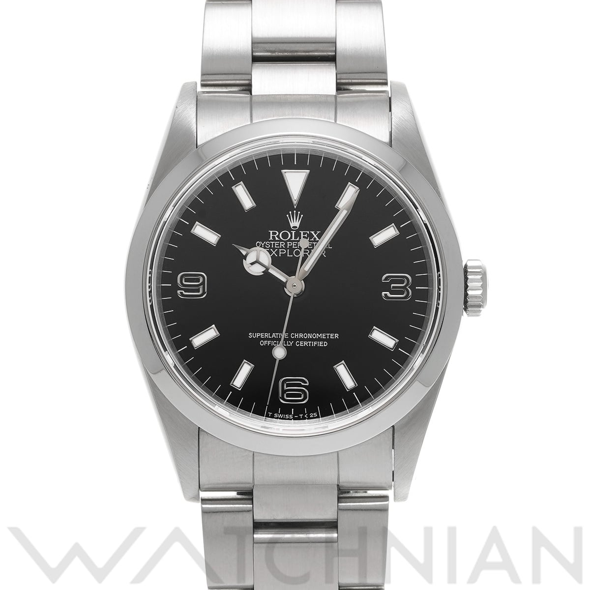 ロレックス エクスプローラー ブラックアウト 14270 ブラック メンズ 時計 【中古】【wristwatch】