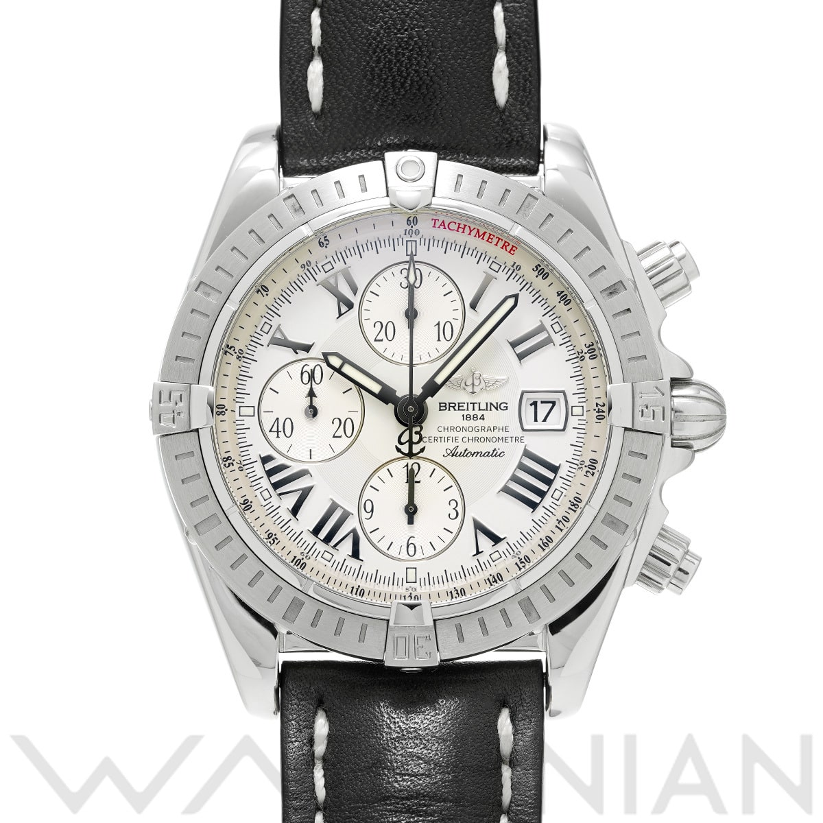 ブライトリング クロノマット エボリューション A156A53KBA ホワイト メンズ 時計 【中古】【wristwatch】