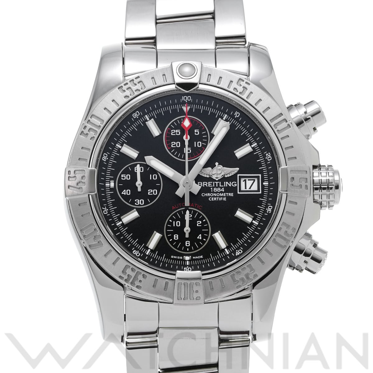 ブライトリング アベンジャー II A1338111/BC32 ブラック メンズ 時計 【中古】【wristwatch】