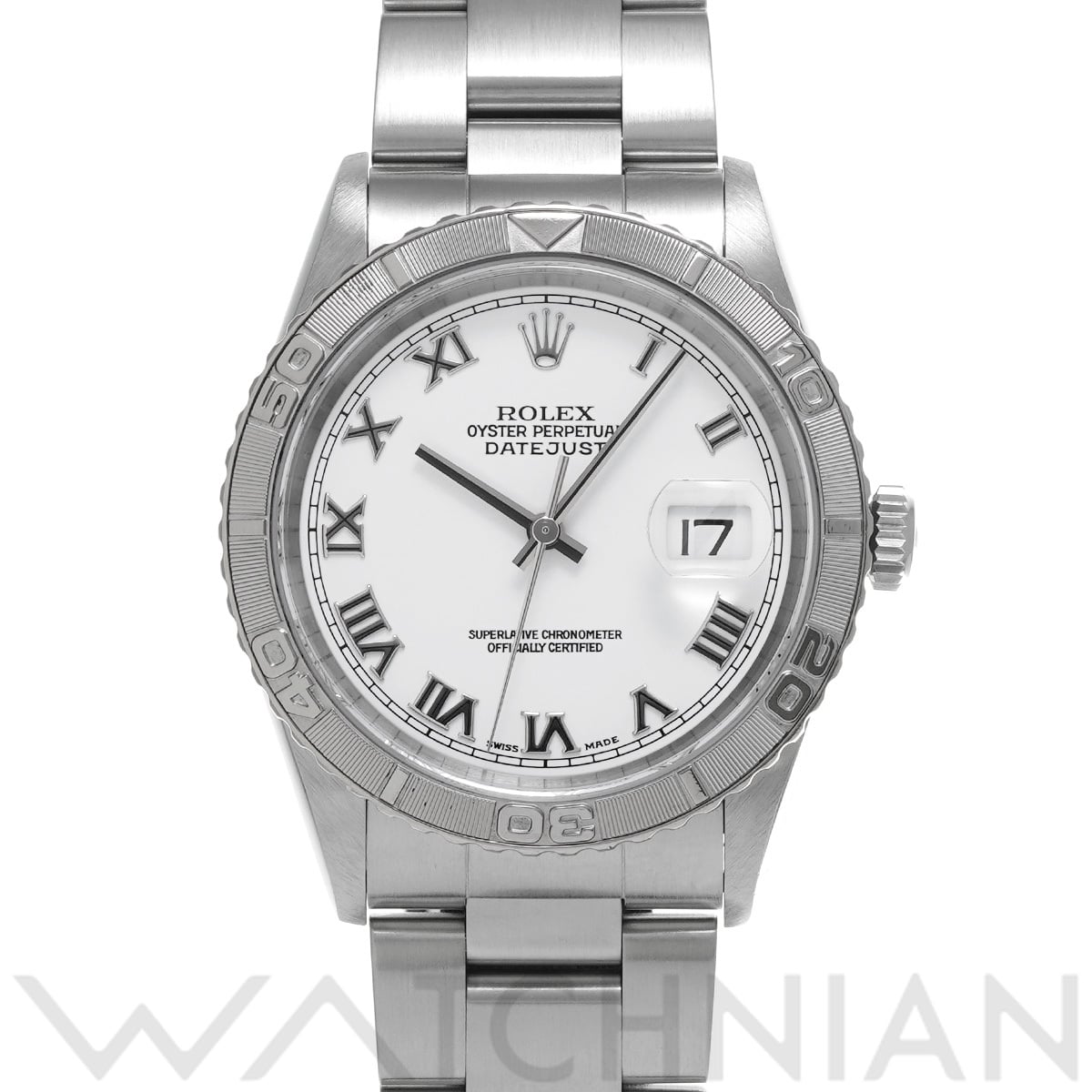 ロレックス デイトジャスト サンダーバード 16264 ホワイト メンズ 時計 【中古】【wristwatch】