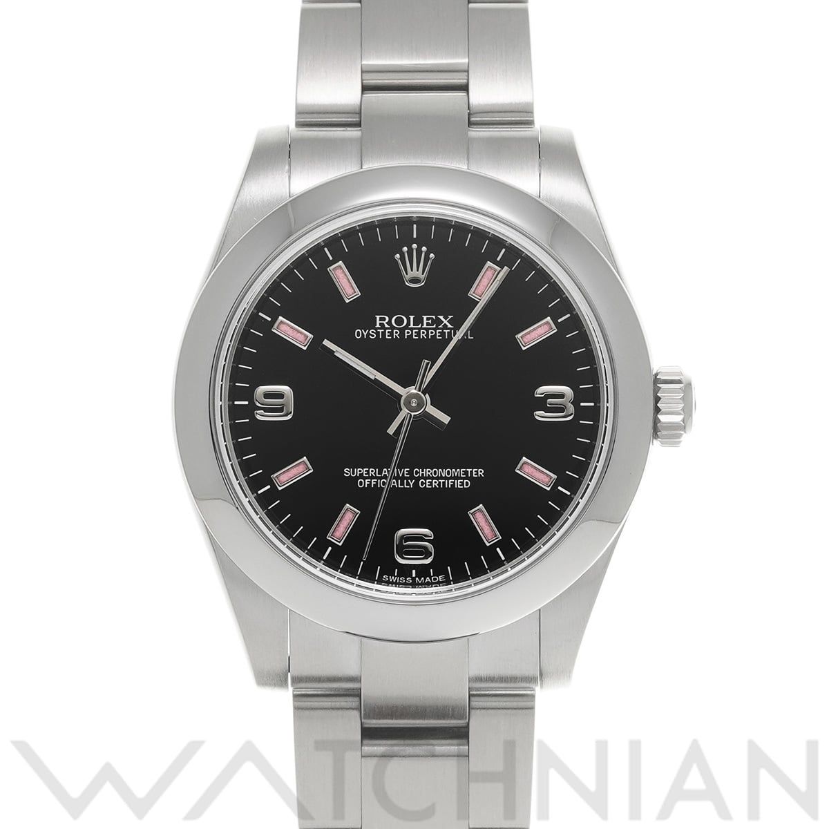 ロレックス オイスターパーペチュアル 31 177200 ブラック ユニセックス 時計 【中古】【wristwatch】