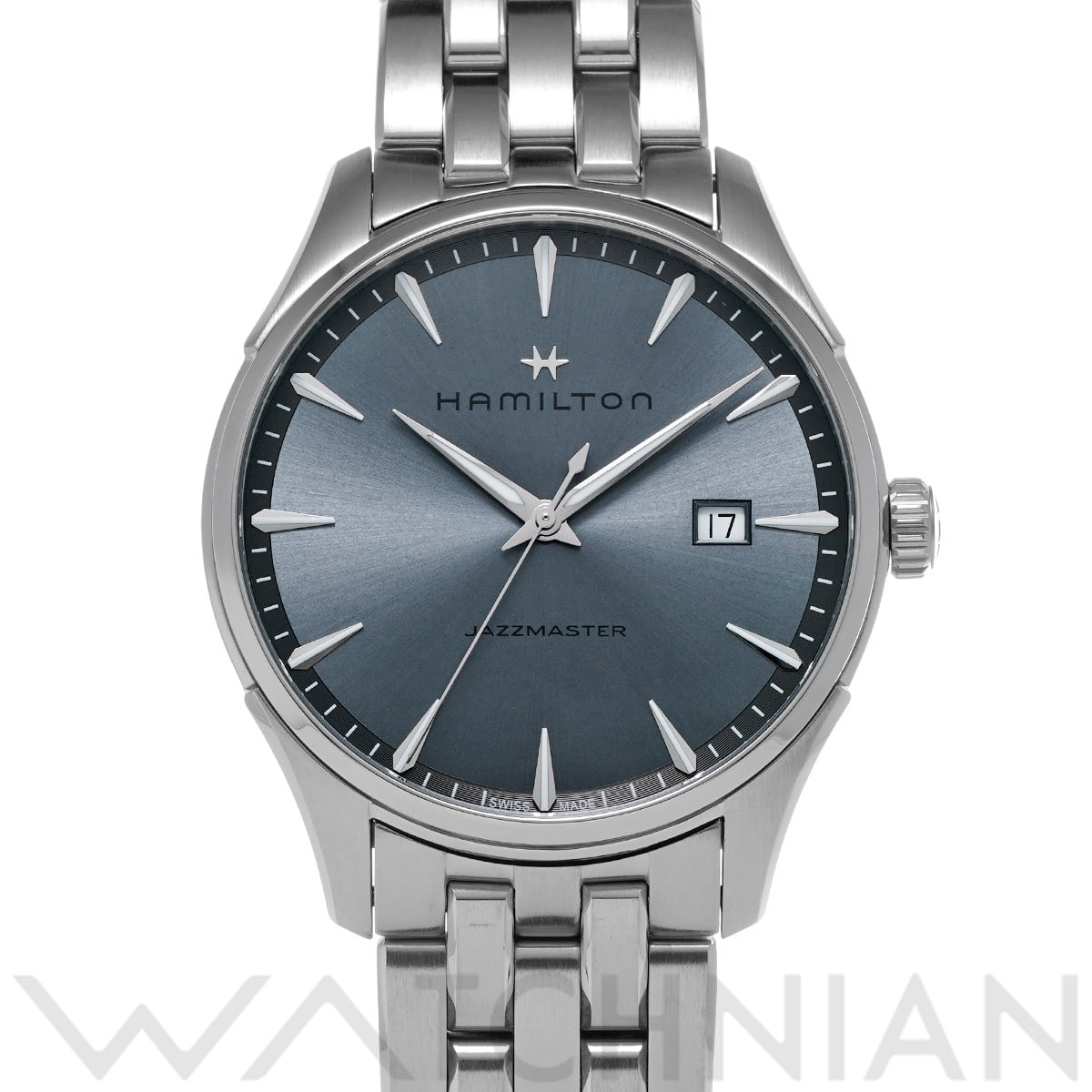 ハミルトン ジャズマスター ジェント クォーツ H32451142 ブルー メンズ 時計 【中古】【wristwatch】