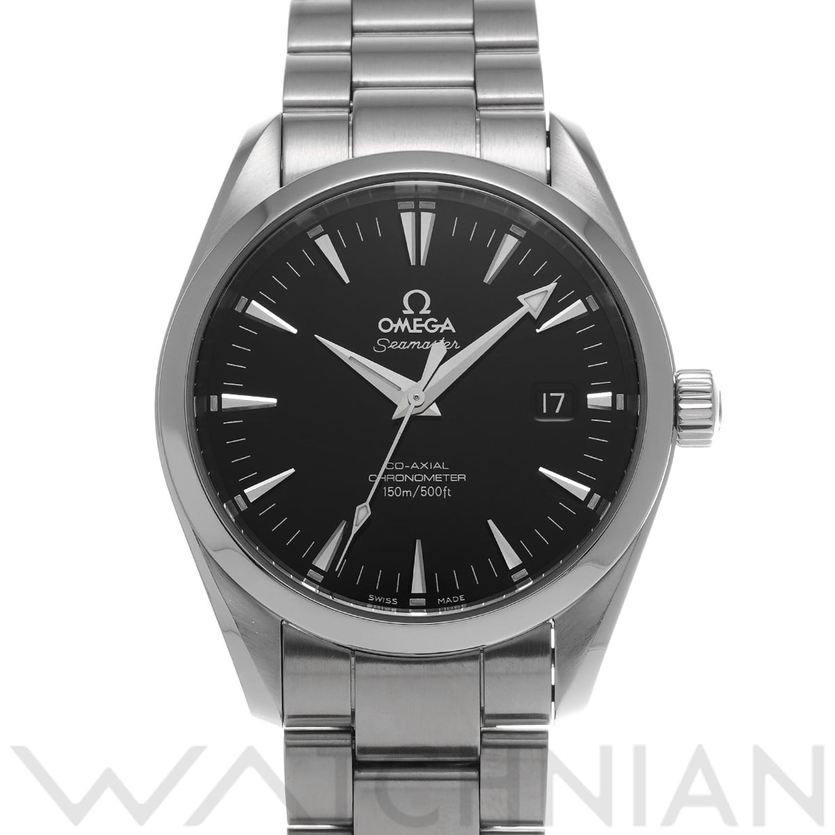 オメガ シーマスター アクアテラ コーアクシャル クロノメーター 2503.50 ブラック メンズ 時計 【中古】【wristwatch】
