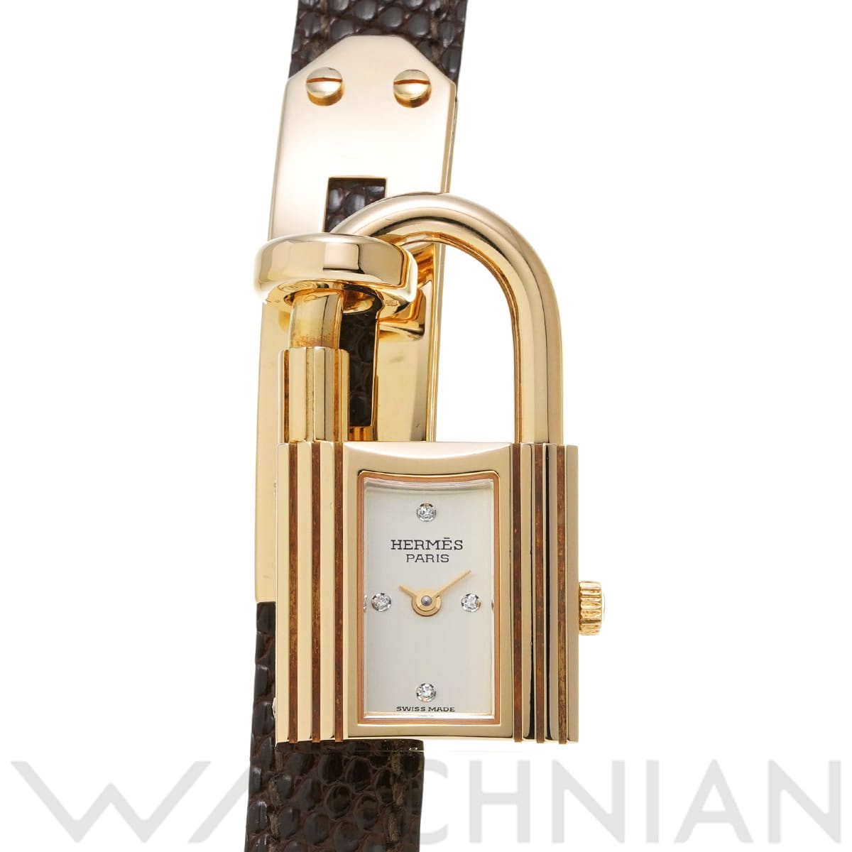 エルメス ケリーウォッチ 39.30.22 シルバー レディース 時計 【中古】【wristwatch】