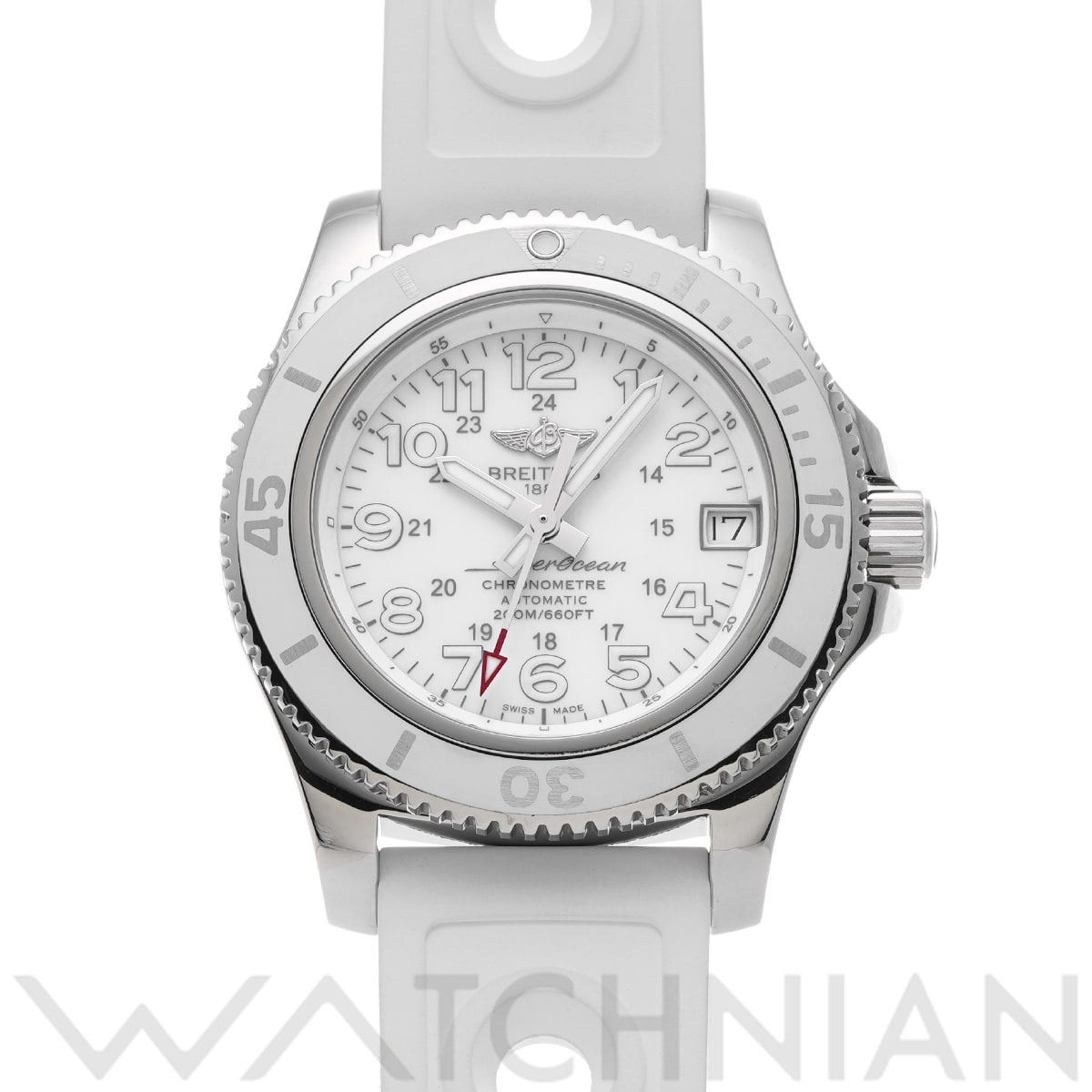 ブライトリング スーパーオーシャン II オートマチック 36 A17312D2/A775 ホワイト メンズ 時計 【中古】【wristwatch】