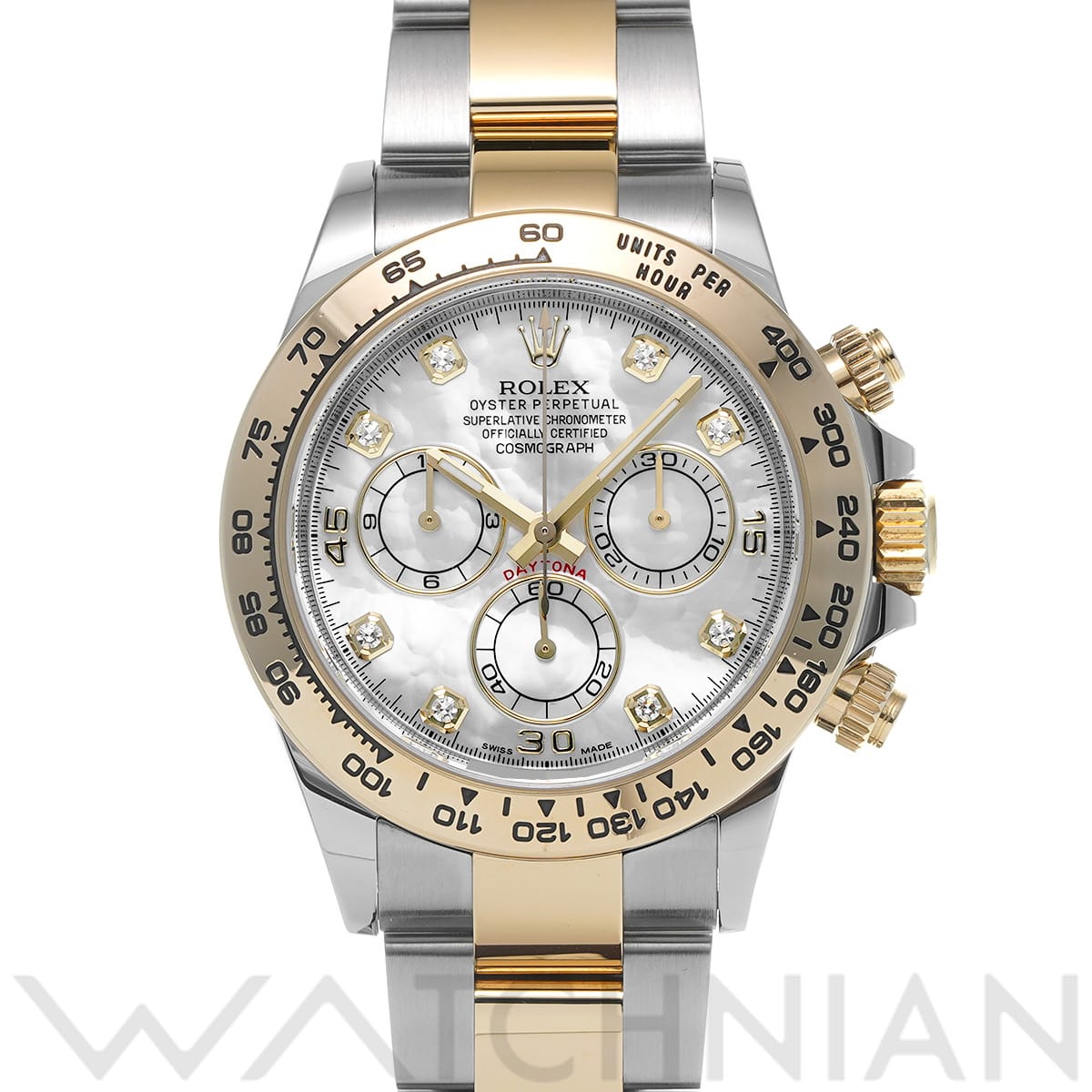 ロレックス コスモグラフ デイトナ 116503NG ホワイトシェル/ダイヤモンド メンズ 時計 【中古】【wristwatch】