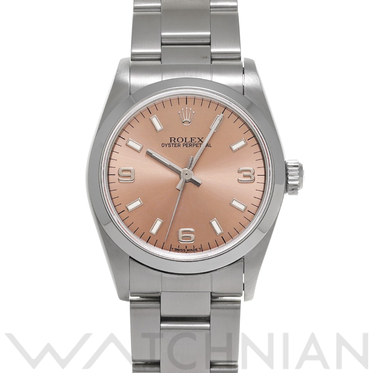 ロレックス オイスターパーペチュアル 67480 ピンク ユニセックス 時計 【中古】【wristwatch】