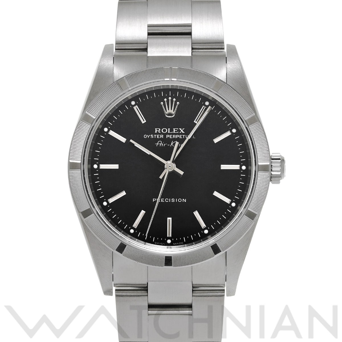 ロレックス エアキング 14010M ブラック メンズ 時計 【中古】【wristwatch】