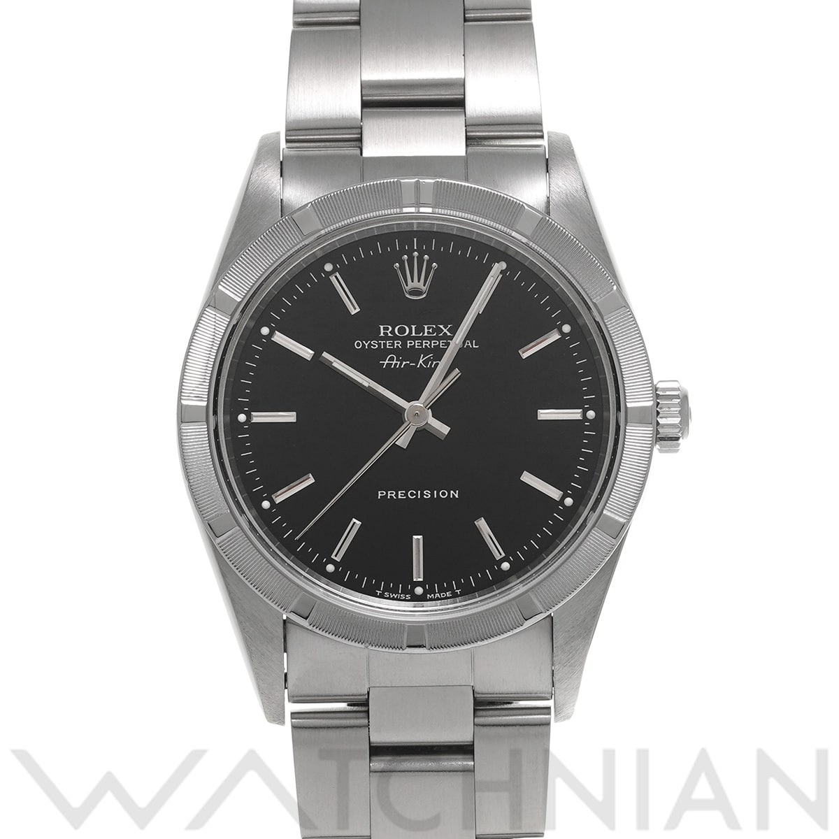 ロレックス エアキング 14010M ブラック メンズ 時計 【中古】【wristwatch】