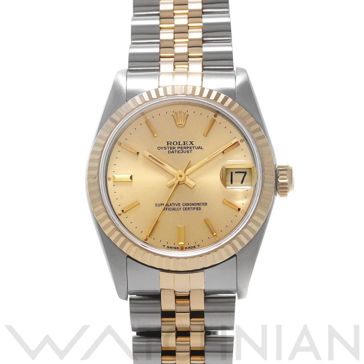 ロレックス デイトジャスト 68273 シャンパン ユニセックス 時計 【中古】【wristwatch】