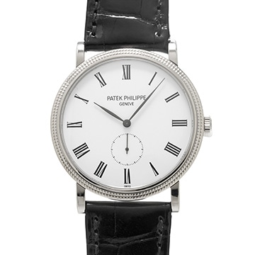 パテック フィリップ カラトラバ 5119G-001 ホワイト メンズ 時計 【中古】【wristwatch】