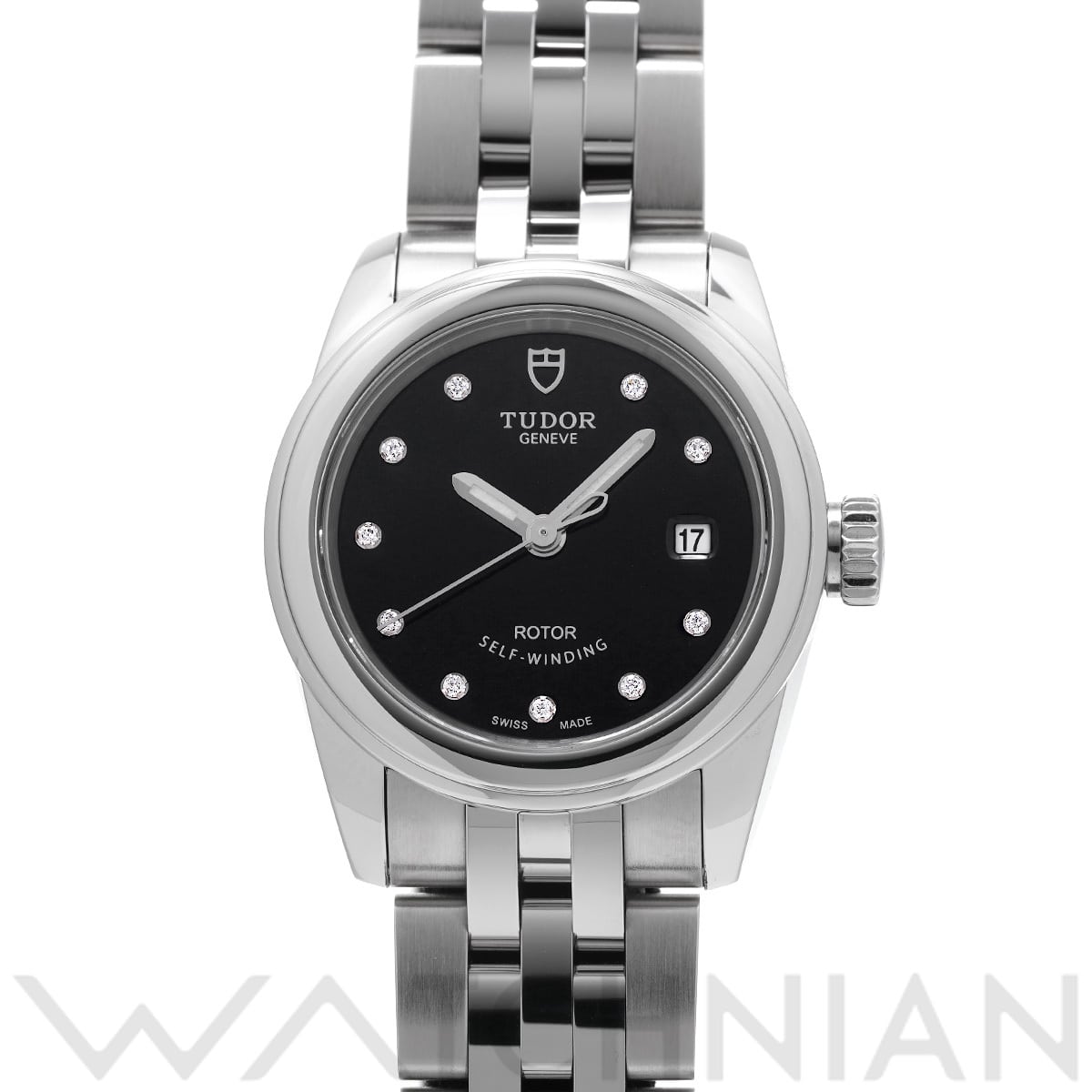 チューダー / チュードル グラマー デイト 51000G ブラック/ダイヤモンド レディース 時計 【中古】【wristwatch】