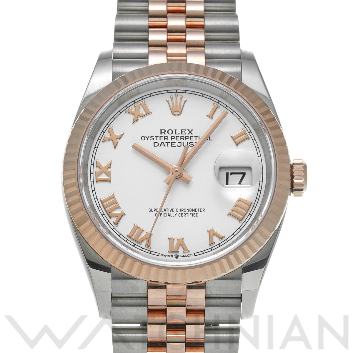 ロレックス デイトジャスト 36 126231 ホワイト メンズ 時計 【中古】【wristwatch】