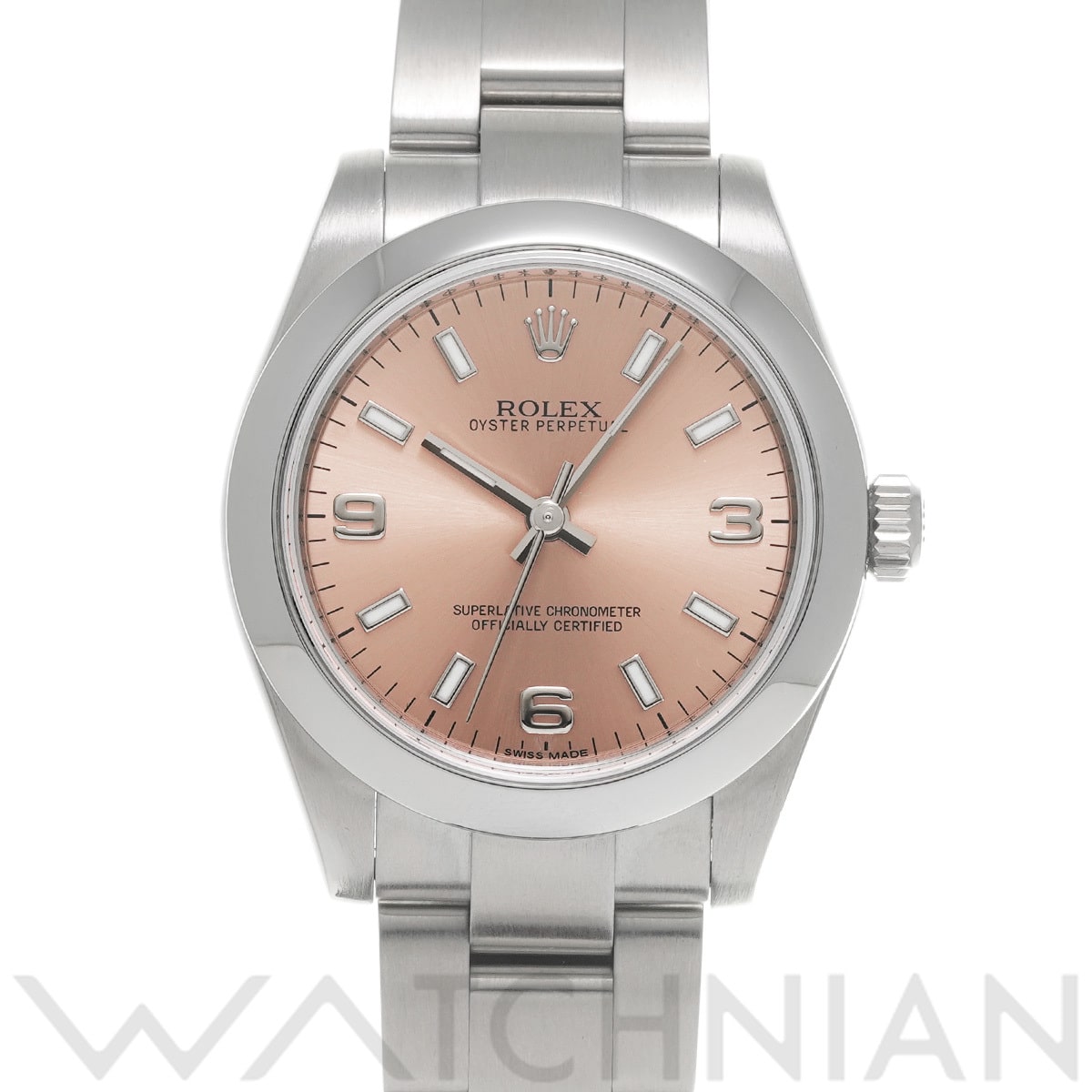 ロレックス オイスターパーペチュアル 31 177200 ピンク ユニセックス 時計 【中古】【wristwatch】