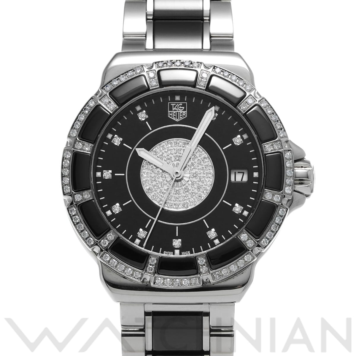 TAG Heuer Formula 1 石英 WAH1219.BA0859 黑色/鑽石女士腕錶 [二手] [腕錶]：品牌腕錶 |  WATCHNIAN官方網上商店/前一沃驰霓安一风骑士