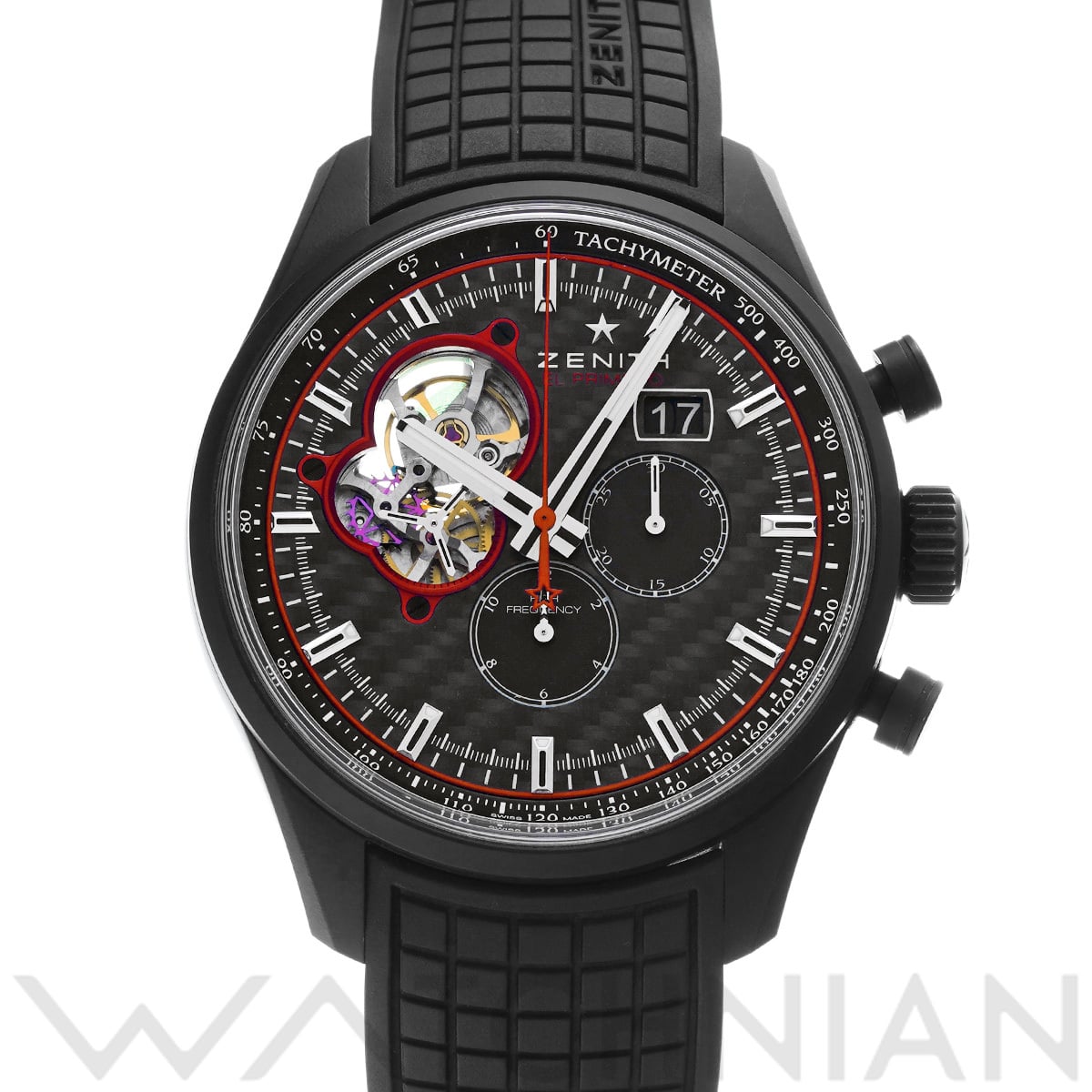 ゼニス クロノマスター エル・プリメロ ブリット 24.2160.4063/28.R515 ブラックカーボン メンズ 時計 【中古】【wristwatch】