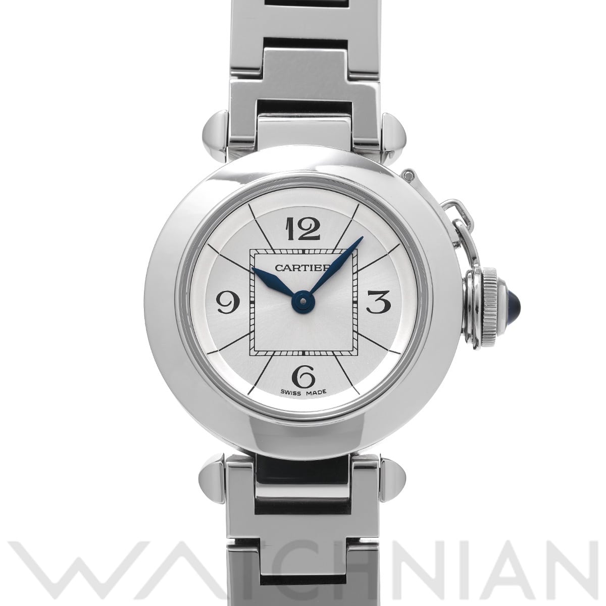 カルティエ ミスパシャ W3140007 シルバー レディース 時計 【中古】【wristwatch】