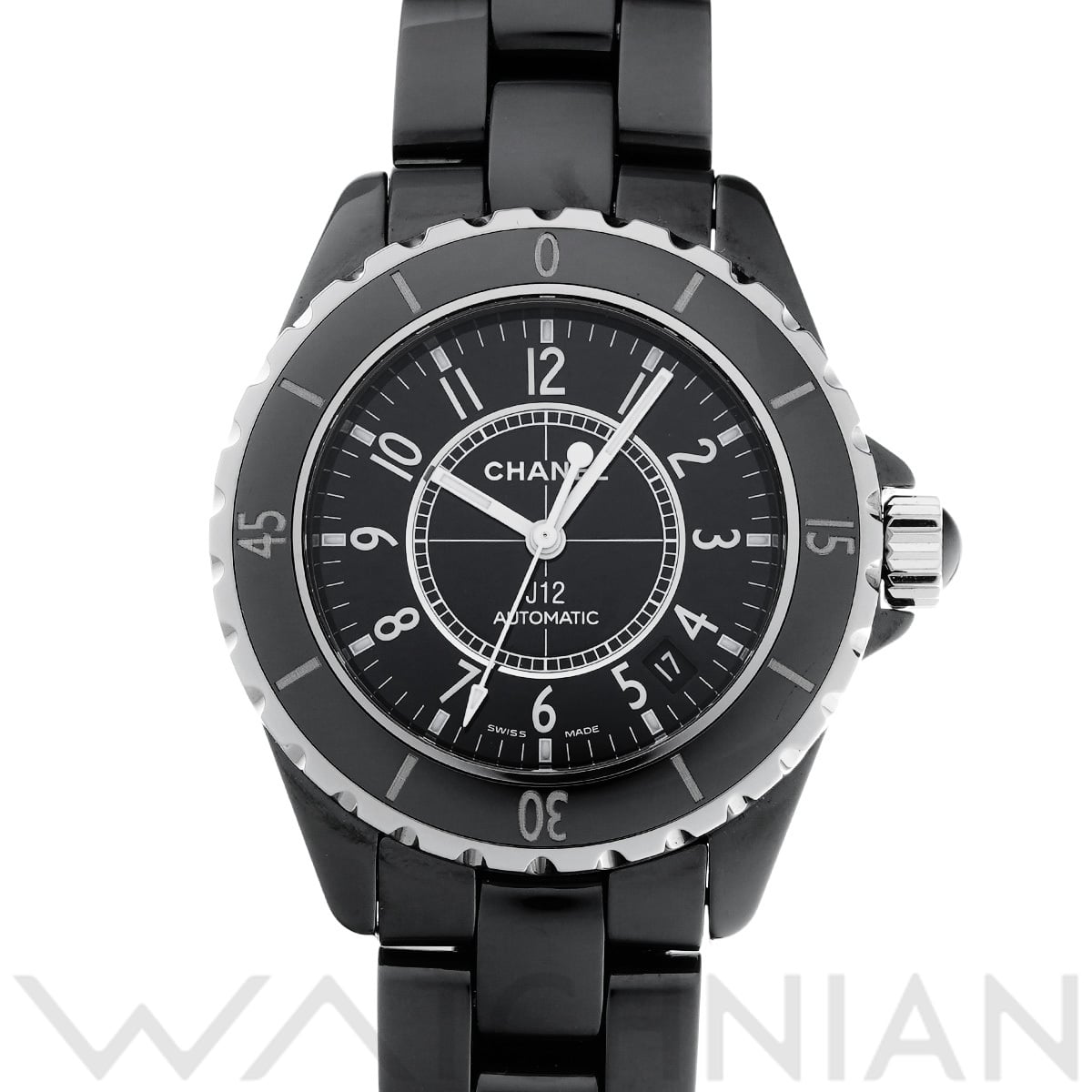 シャネル J12 38MM H0685 ブラックラッカー メンズ 時計 【中古】【wristwatch】