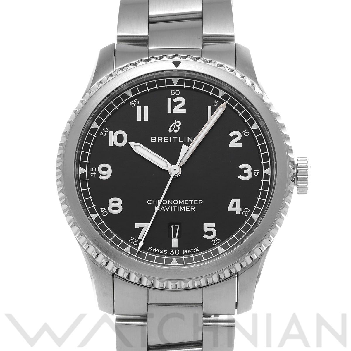 ブライトリング ナビタイマー 8 オートマティック 41 A17314101B1A1 ブラック メンズ 時計 【中古】【wristwatch】