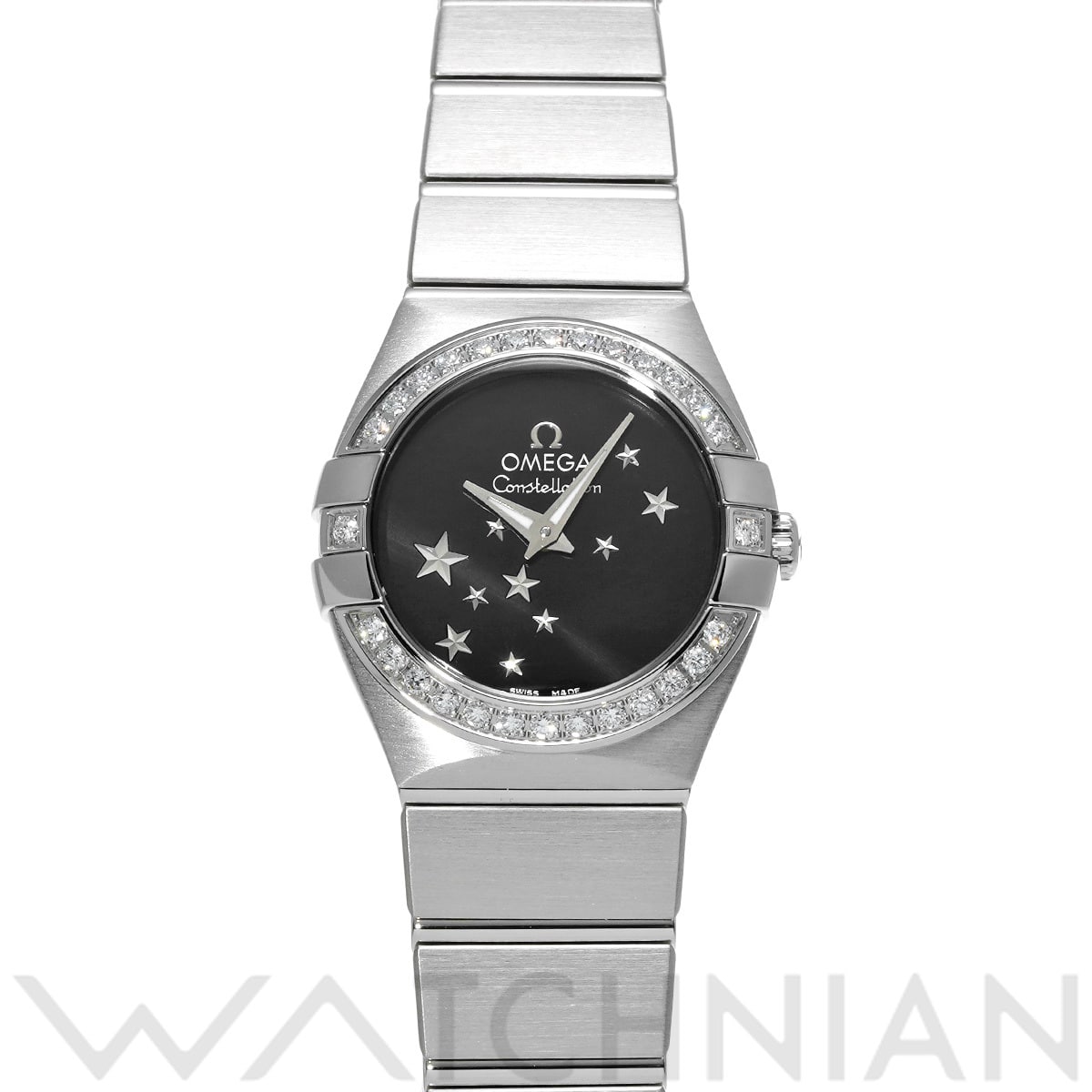 オメガ コンステレーション クォーツ 123.15.24.60.01.001 ブラック レディース 時計 【新品】【wristwatch】