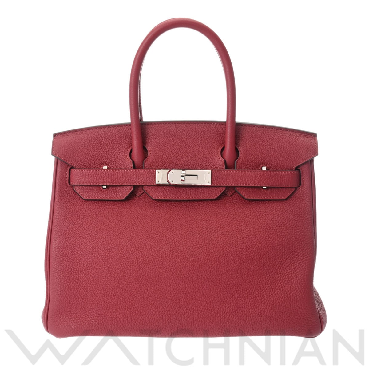 エルメス バーキン 30 ルージュグレナ/パラジウム金具 トゴ レディース バッグ 【中古】【bag】
