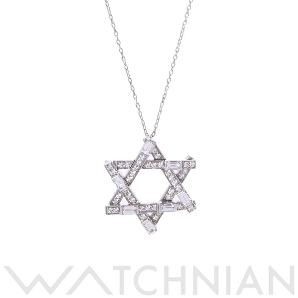 ハリー ウィンストン トラフィックスター ネックレス シルバー Pt950プラチナ レディース ジュエリー 【中古】【jewelry】