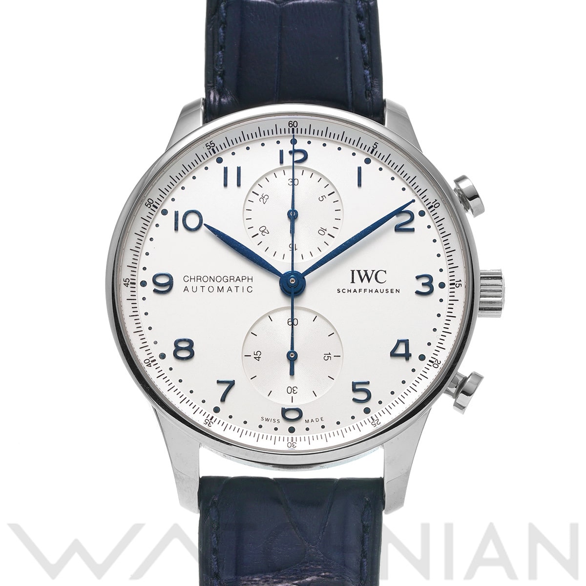 IWC ポルトギーゼ クロノグラフ IW371605 シルバー メンズ 時計 【中古】【wristwatch】