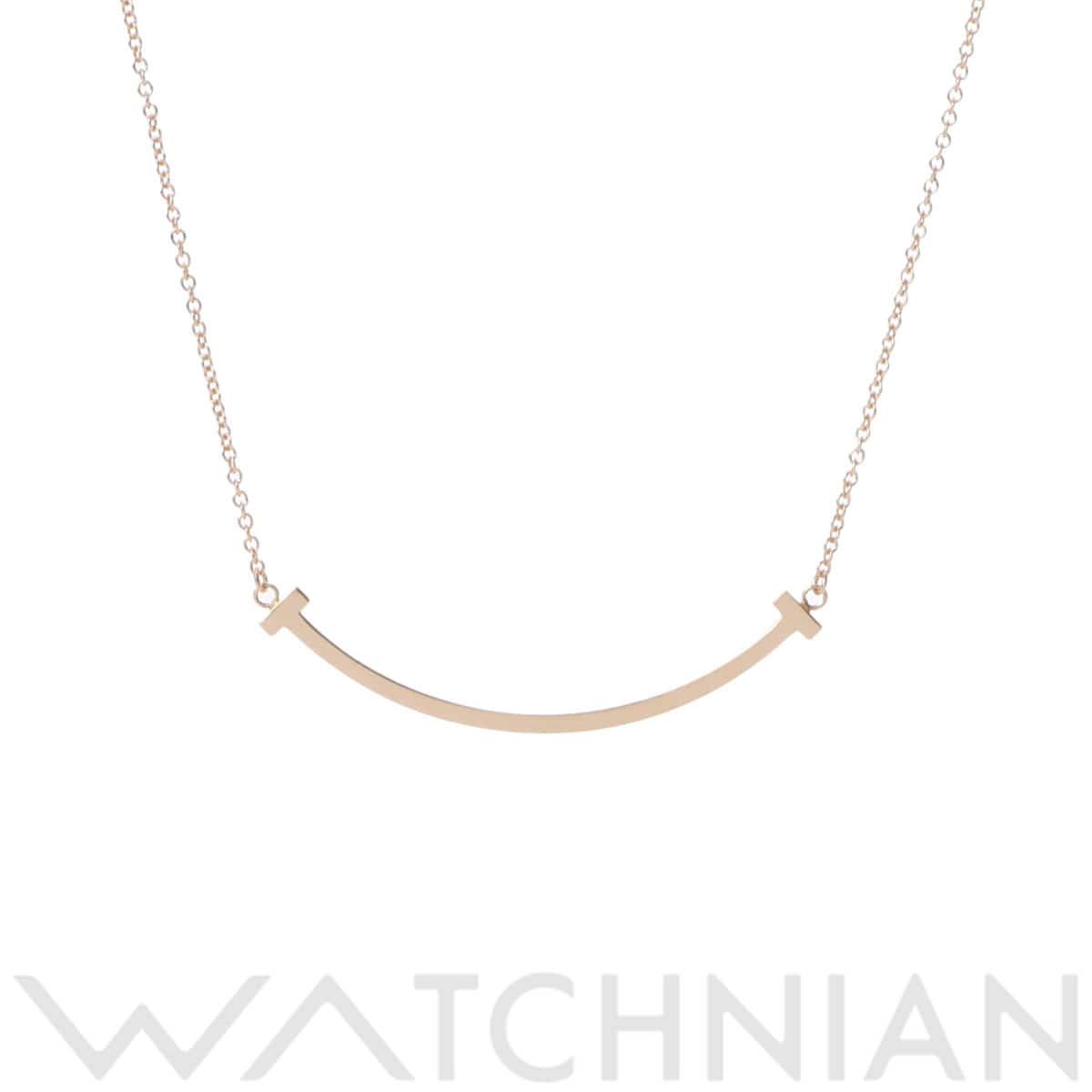 ティファニー Tスマイル ネックレス スモール ゴールド K18イエローゴールド YG レディース ジュエリー 【中古】【jewelry】