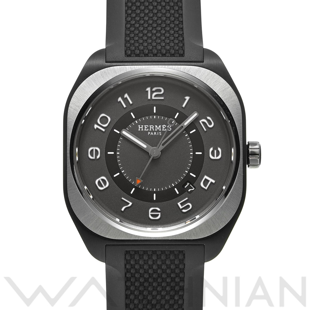 エルメス H08 SP1.741a.331 グレー メンズ 時計 【中古】【wristwatch】