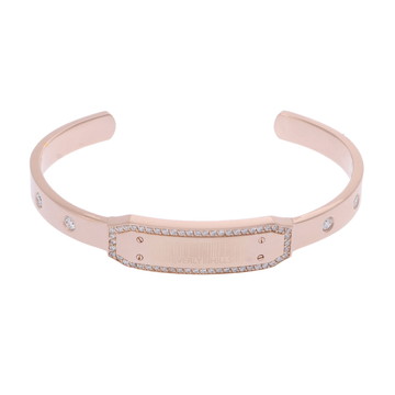 ノーブランド JASON OF BEVERLY HILLS バーコードバングル K18ピンクゴールド PG レディース ジュエリー 【中古】【jewelry】